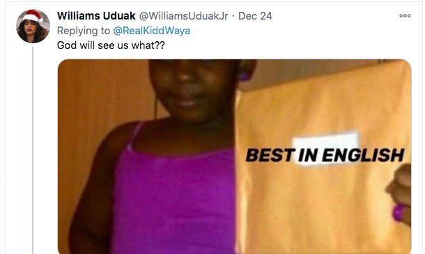 Fans Mock Kiddwaya Over English Error Fans Mock Kiddwaya Over English Error