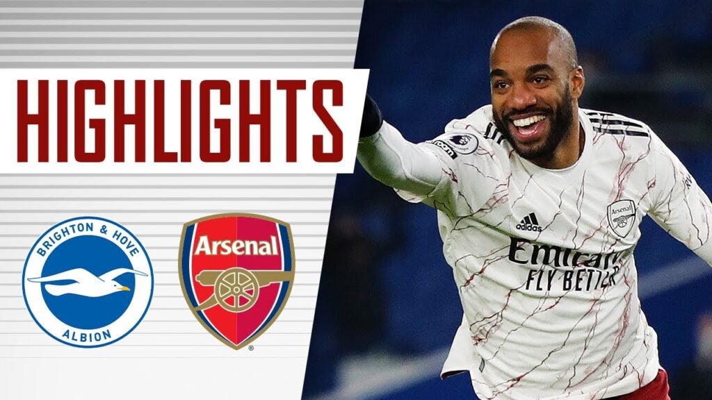 Lacazzette Scores As Arsenal Best Brighton