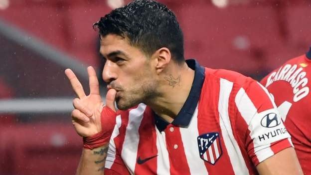 Atletico Madrid'S Latest Signing Luis Suarez Scored Brace As His Side Move Three Points Clear At The Top Of The Spanish La Liga Table. They Still Have Two Games At Hand And Yet There