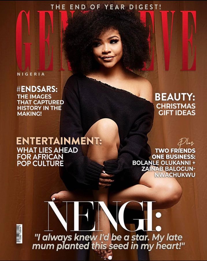 Bbnaija: Nengi Stuns In Magazine Cover