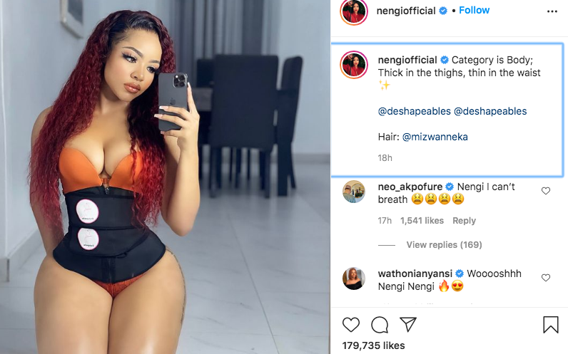 Nengi Causes Trouble With Body On Social Media