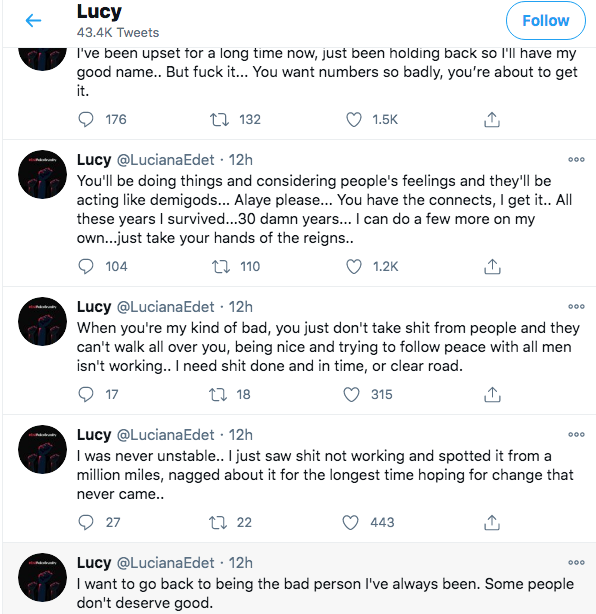 Bbnaija Lockdown Drama Continues As Lucy Rants