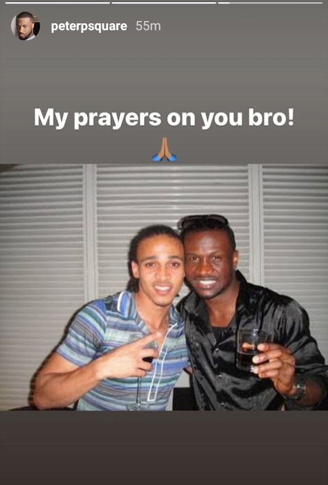 Peter Odemwingie Causes Stir In Kanu'S Marriage, Calls Peter Okoye Robber