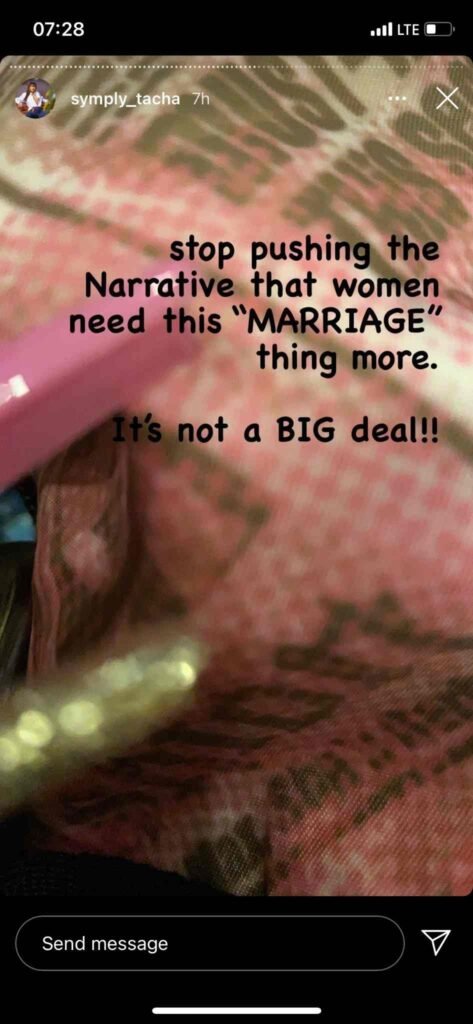 Bbnaija: Tacha Talks About Marriage