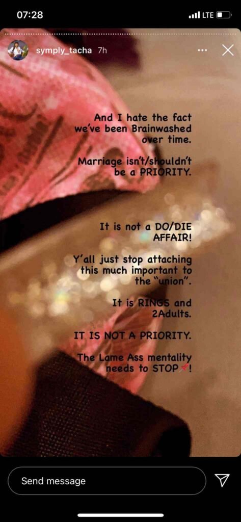 Bbnaija: Tacha Talks About Marriage