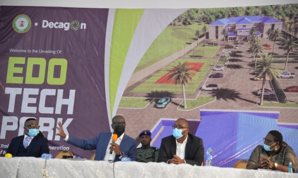 Governor Godwin Obaseki And Participants At The Edo Tech Park.