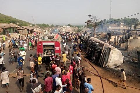 Scene Of The Explosion In Kwara State