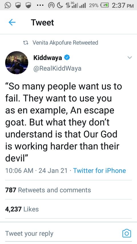 Kiddwaya Goes Spiritual