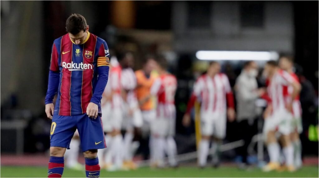 Lionel Messi Bags First Ever Red Card