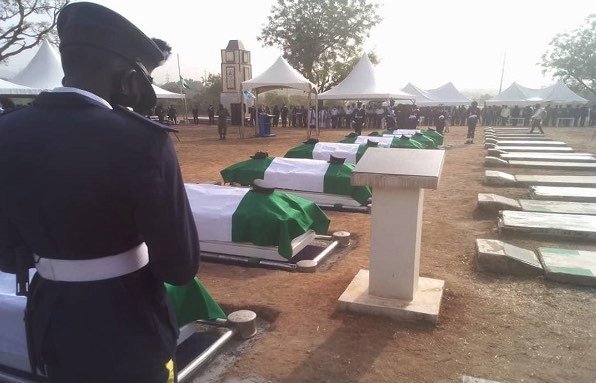 Emotional Photos From Burial Of Crashed Naf Officers