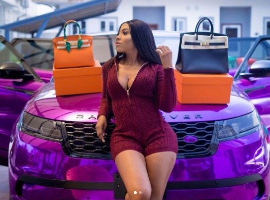 Mercy Eke Flaunts Her Two Hermes Bag Worth Millions Of Naira