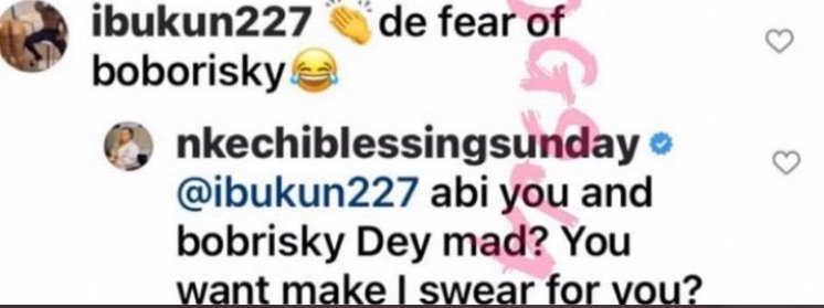 Nkechi Blessing Lashes Bobrisky And Fan