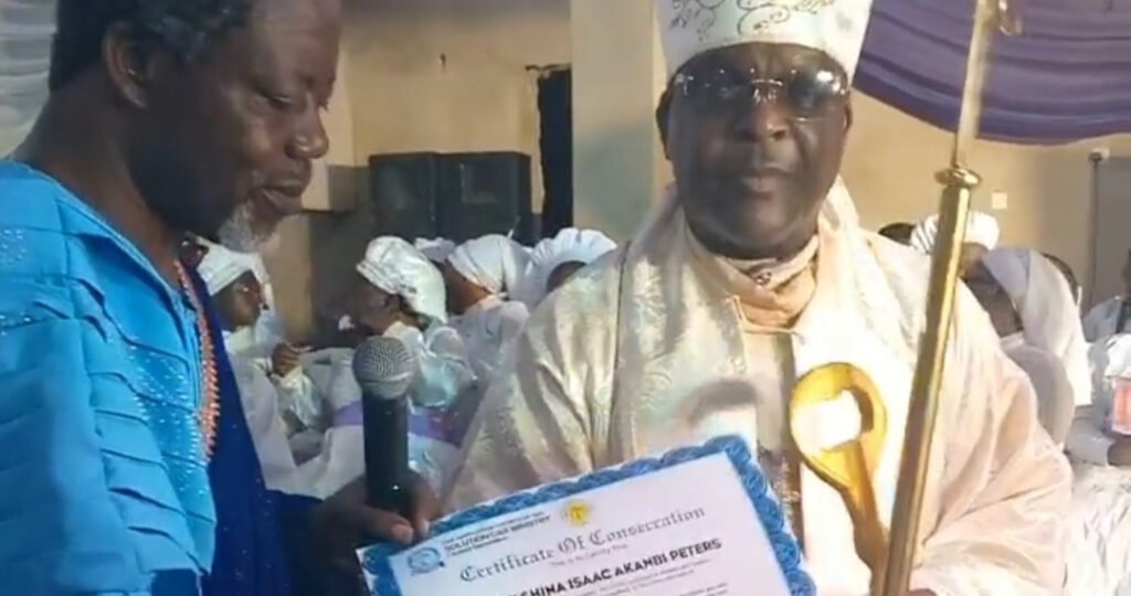 Sir Shina Peters Ordained As A Bishop