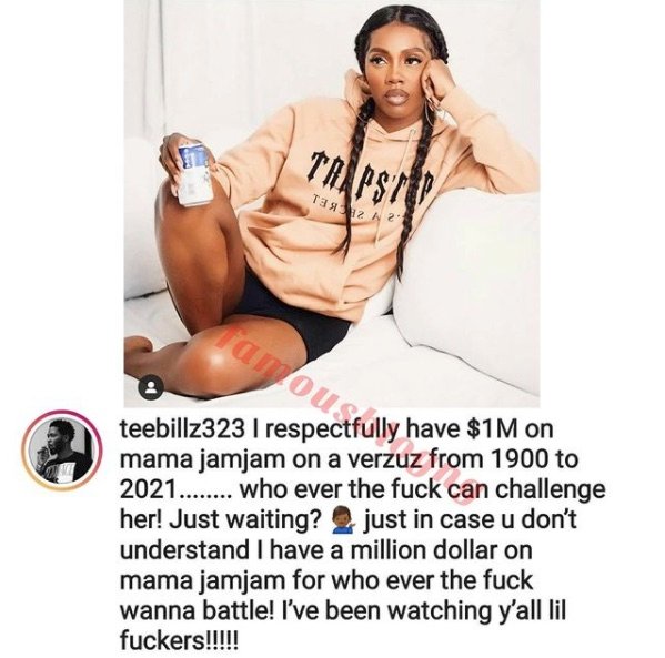 Teebillz Shades Davido, Wizkid, Offers $1M On Tiwa Savage