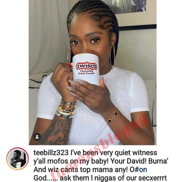 Teebillz Shades Davido, Wizkid, Offers $1M On Tiwa Savage