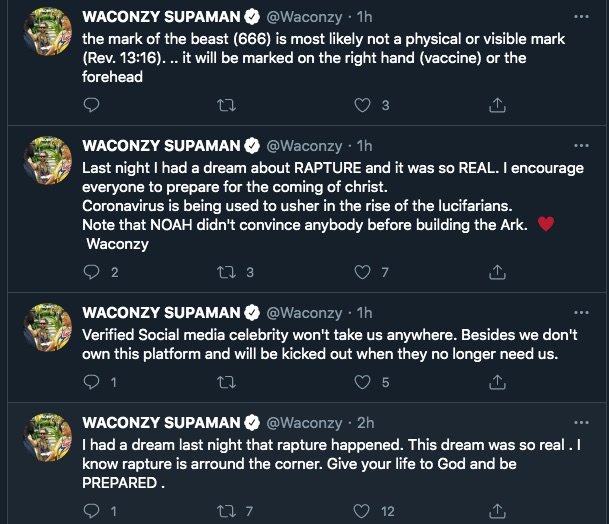 Waconzy Talks About The End Of The World