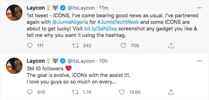 Laycon Gets Double Win, To Celebrate With Icons