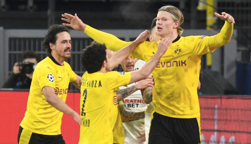 Haaland Stars Yet Again As Dortmund Progress