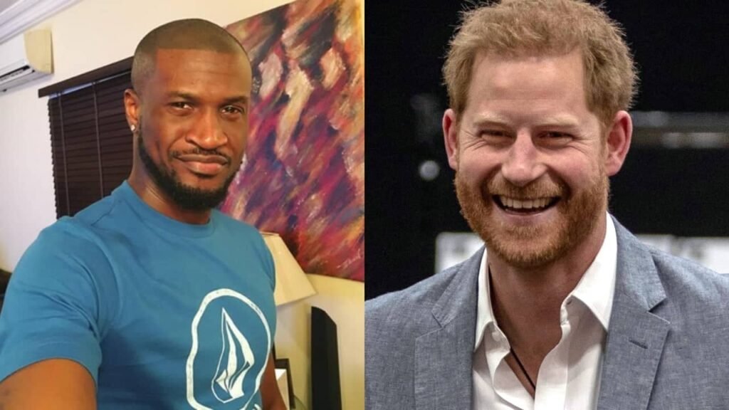 Peter Okoye Reacts As He Is Compared To Prince Harry