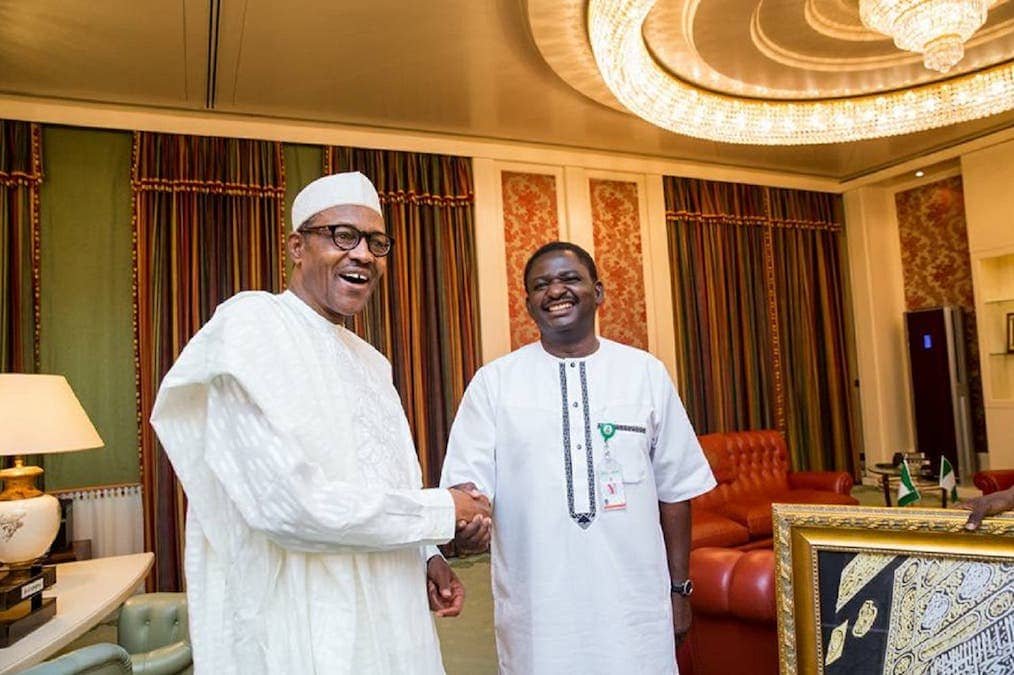 Femi Adesina And President Muhammadu Buhari