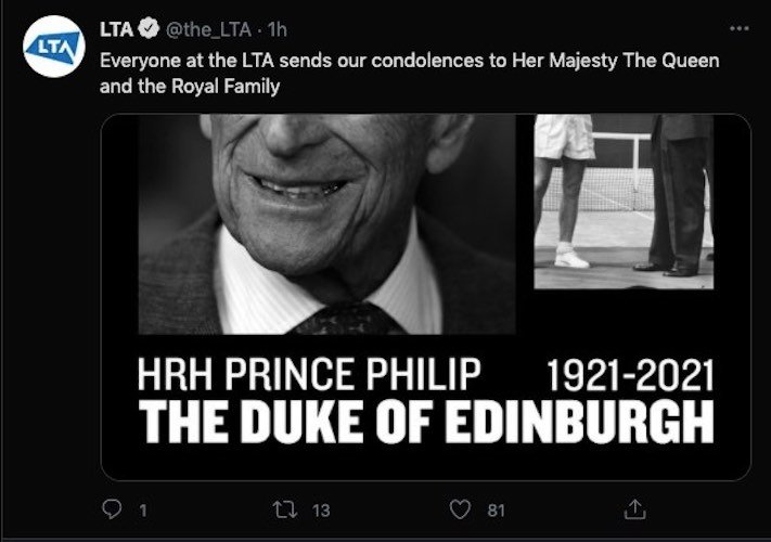 Reactions Trail Death Of Duke Of Edinburgh