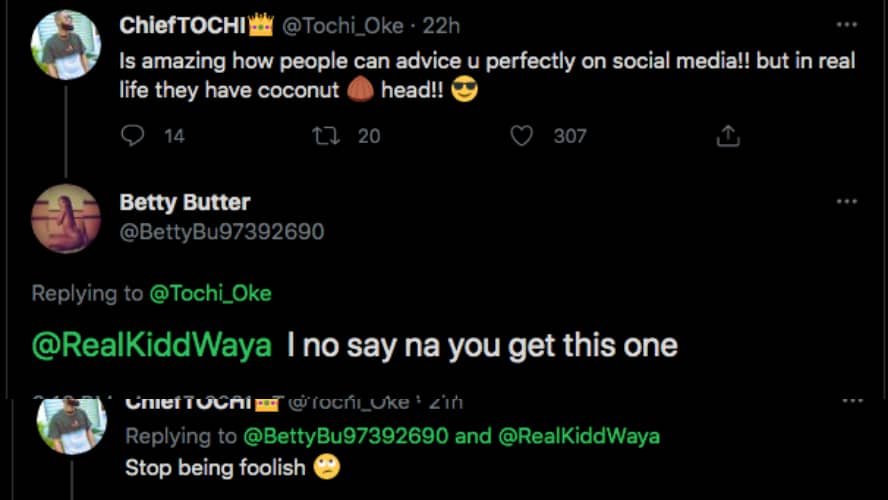 Troll Fuels Tochi And Kiddwaya Beef