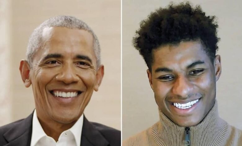 Barack Obama And Marcus Rashford