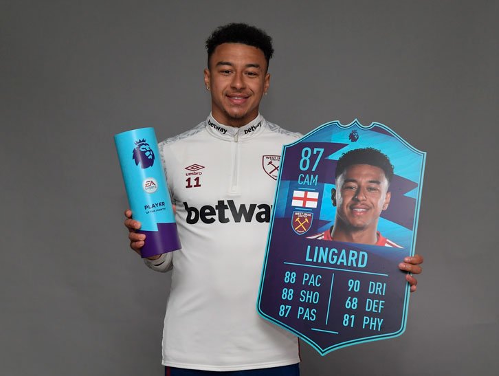 Jesse Lingard Beat Many To Win Player Of The Month