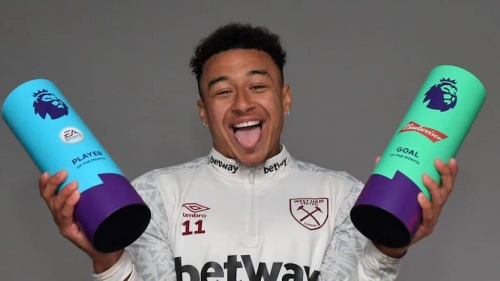 Jesse Lingard Wins Player Of The Month