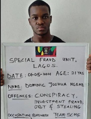 Disruptor To Detention: Dominic Joshua Ngene