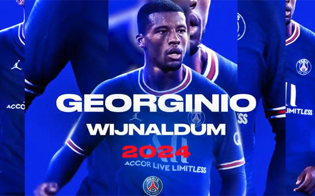 Wijnaldum Signs 3-Years Contract With Psg