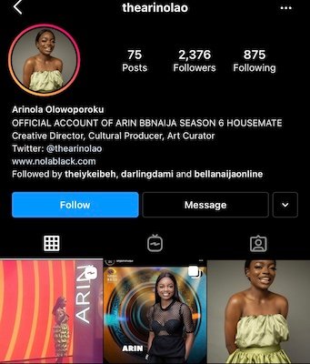 Bbnaija Season 6 Female Housemates' Social Media Handles