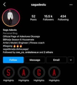 Bbnaija Season 6 Male Housemates' Social Media Handles