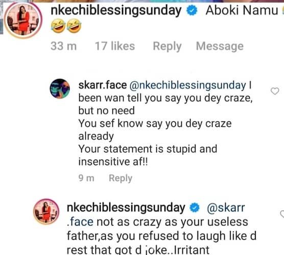 Nkechi Blessing on BBNaija Housemates