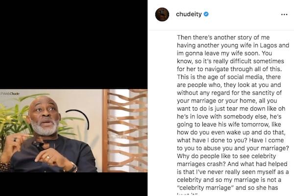 Veteran Actor, Rmd Opens Up On Cheating Allegation