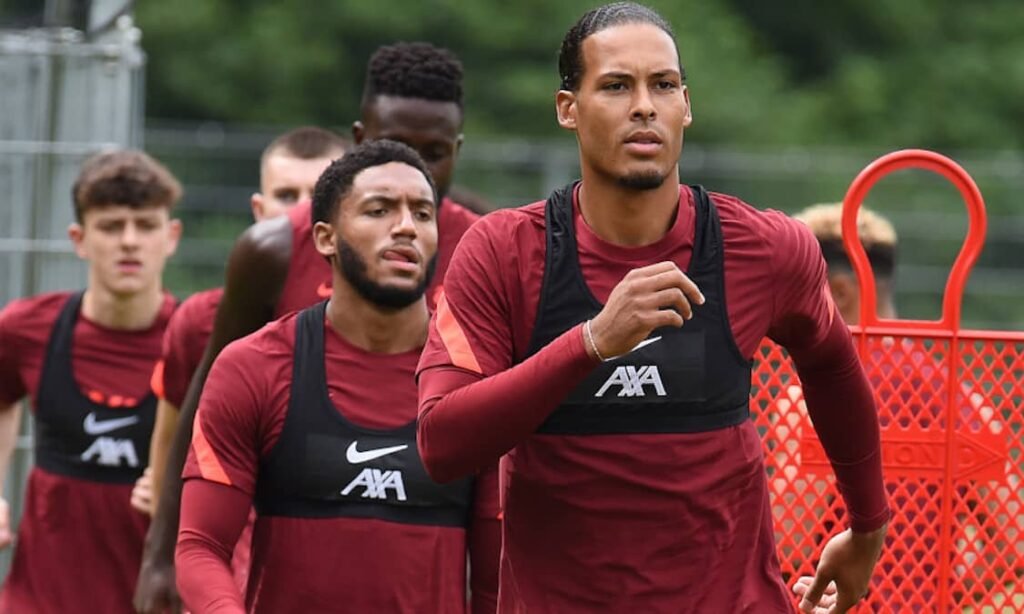 Virgil Van Dijk, Joe Gomez Returns To Training Virgil Van Dijk And Joe Gomez Returns To Training.