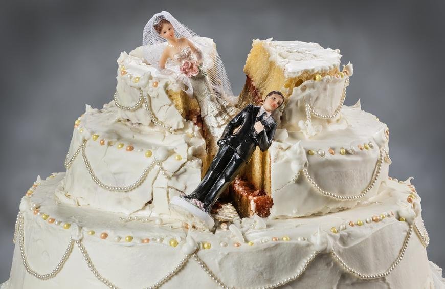 Broken  Wedding Cake
