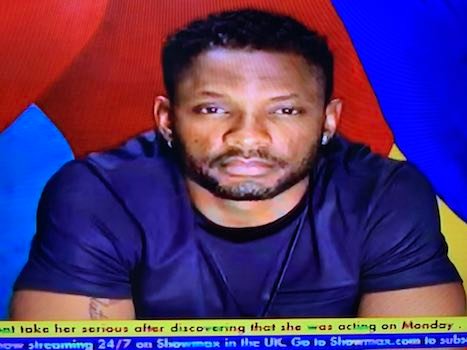 Bbnaija Update: How Cross Cheated During His Exams