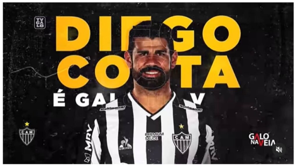 Diego Costa Returns To Active Football In Brazil.