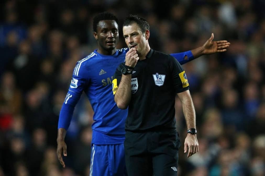 Clattenburg And Mikel Obi