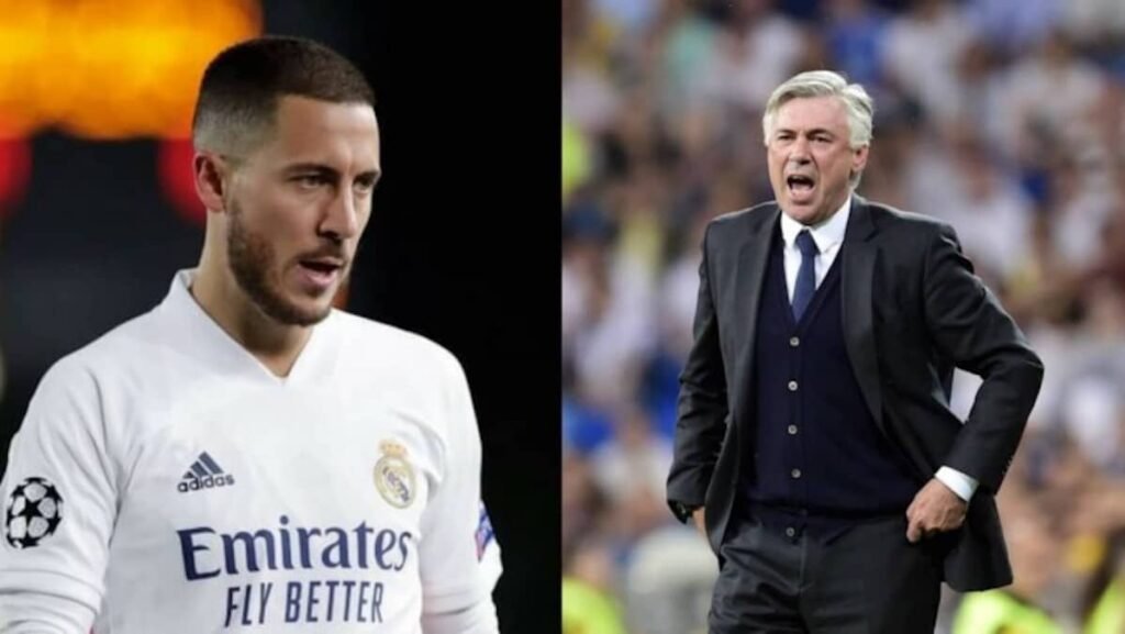 Carlo Ancelotti Says Injuries Has Stopped Hazard From Reaching Class