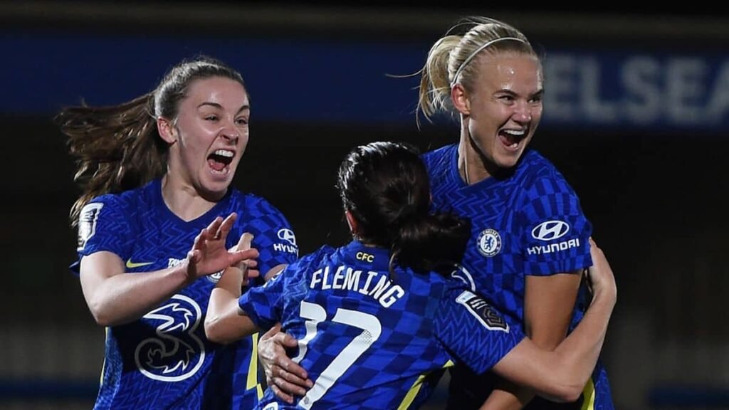 Chelsea Woman Beat United Women 3-1 In Continental League Cup Semi-Finals