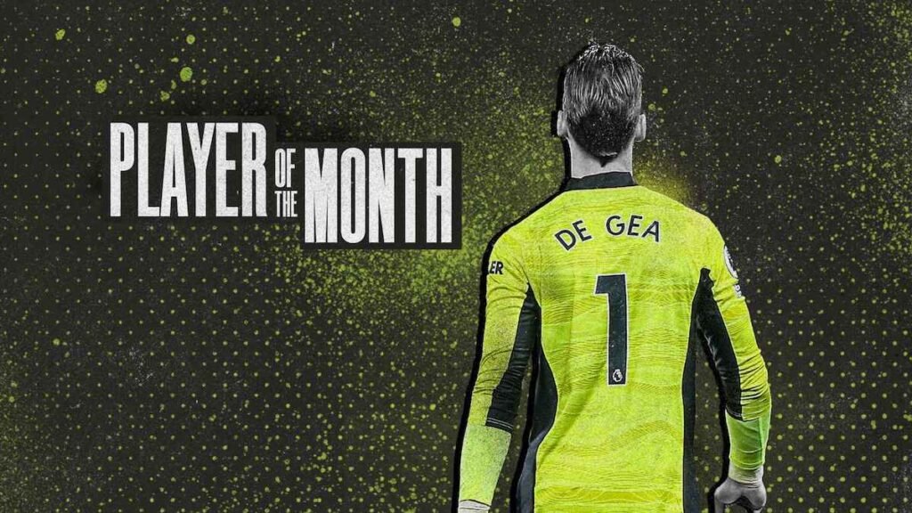 David De Gea Wins Player Of Month Award