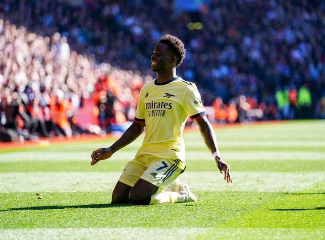 Bukayo Saka Scores To Help Arsenal Beat Villa