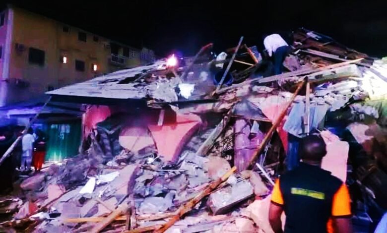 Collapsed Building: Rescue Commences At Ebutte Meta Site