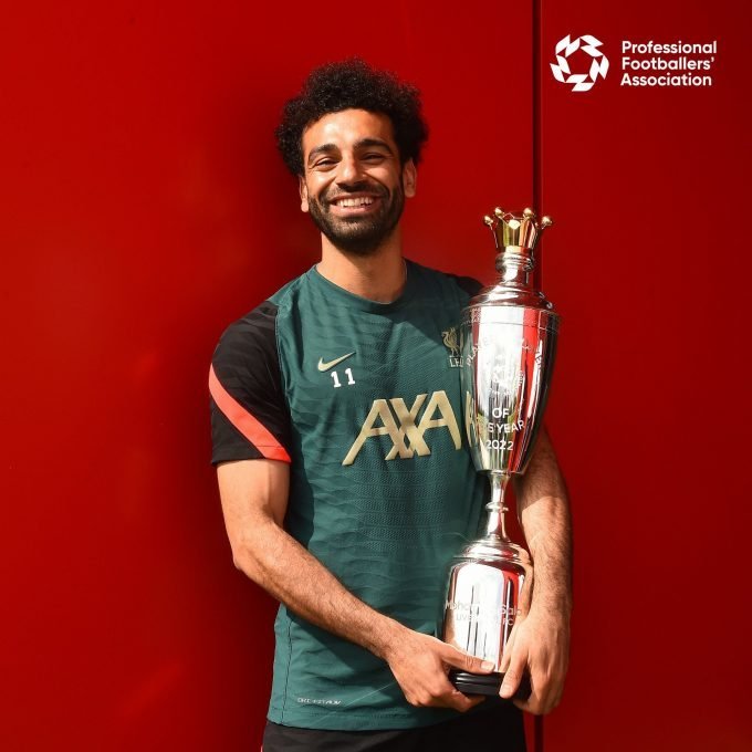 Mohamed Salah Wins 2021/22 Pfa Player Of The Year