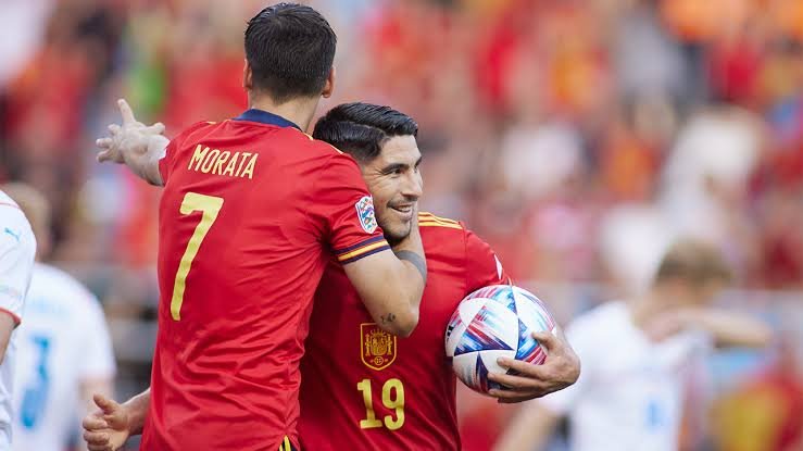 Spain Beat Czech Republic Nations League