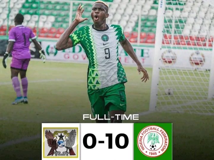 Victor Osimhen Scores Four As Super Eagles Thrash Sao Tome 10-0