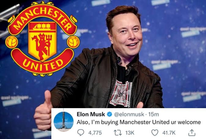 Elon Musk Jokes On Buying Manchester United