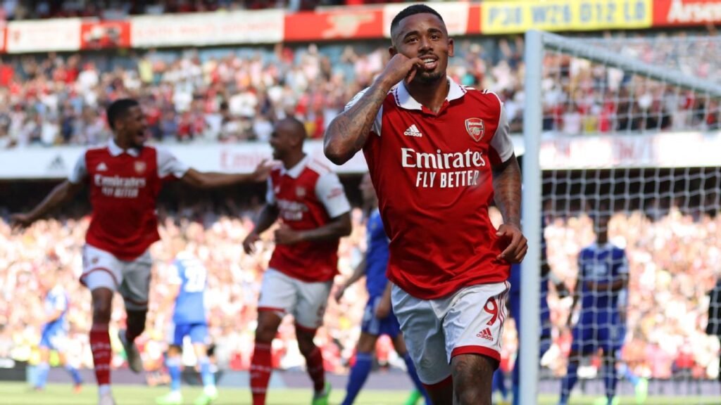 Gabriel Jesus Scores Two As Arsenal Beat Leicester City